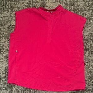Sleeveless Crewneck Top - Pink by